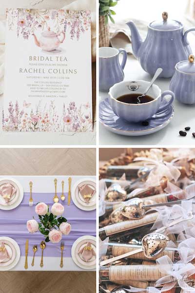 Time for Tea with the Bride-to-Be Bridal Shower Theme