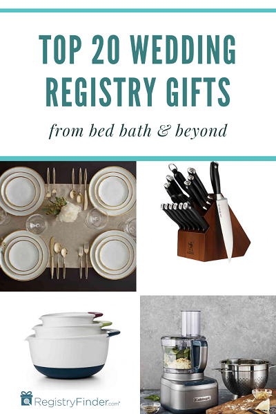 bed bath wedding registry