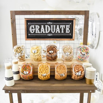 graduate party cereal bar 