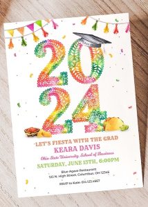 Fiesta Graduation Party invitation