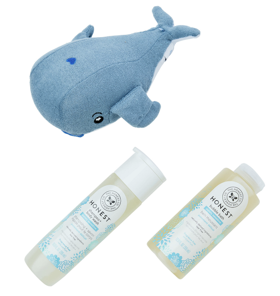 Baby Registry Must-Haves for the Sustainable Mom-To-Be | Honest Company Bathtime Buddies Gift Set