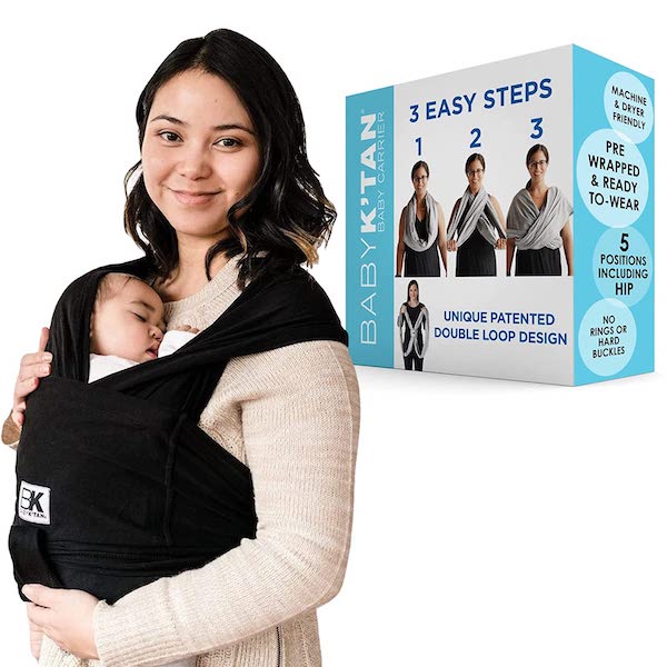 Baby Registry Must-Haves for the Sustainable Mom-To-Be | Baby K'tan Original Baby Wrap Carrier
