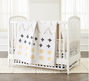 Crate&Kids neutral crib bedding set