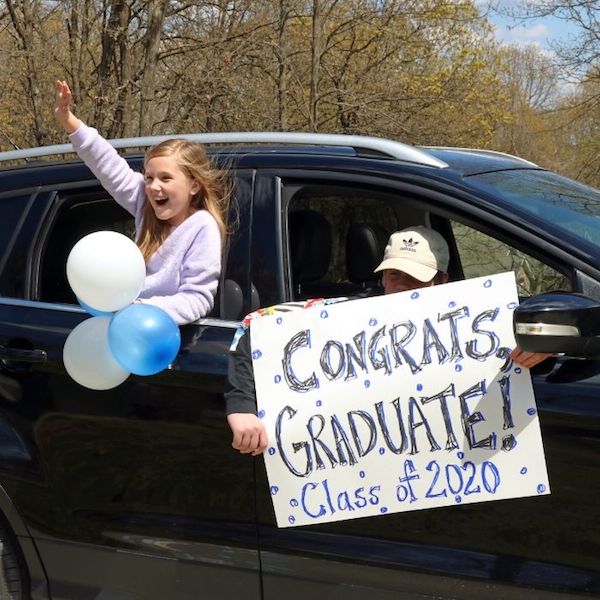 drive by graduation idea 