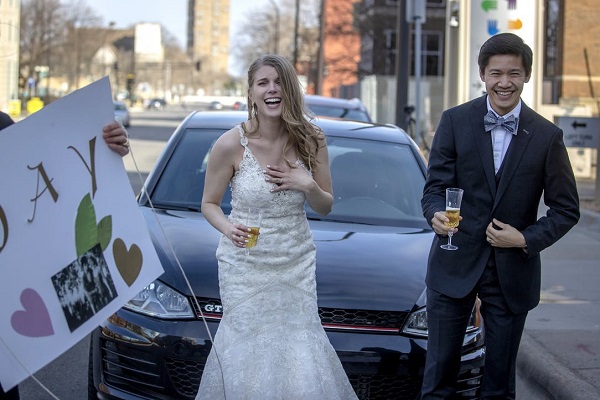 Drive-In Wedding