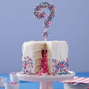 Gender Reveal Cake or Cupcakes