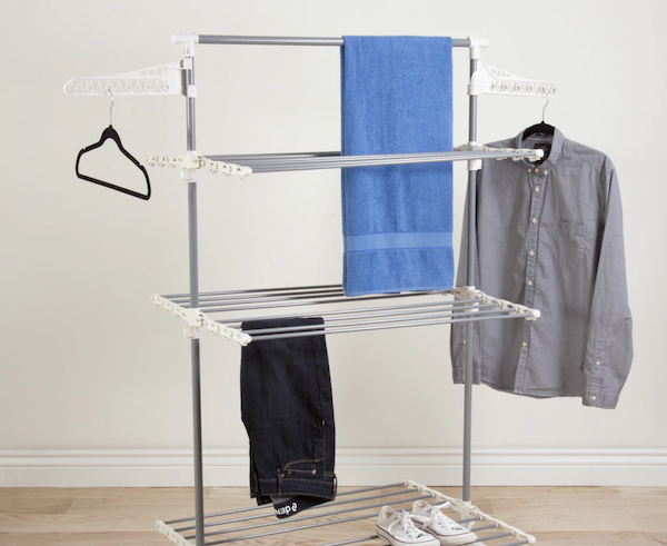 Sustainable Wedding Registry Gifts for the Eco-Conscious Couple | Heavy Duty 3-Tier Laundry Rack