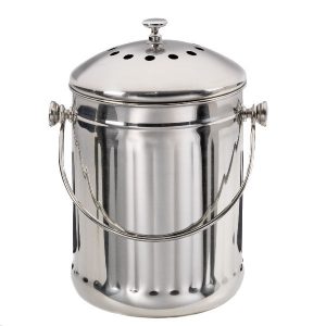 Sustainable Wedding Registry Gifts for the Eco-Conscious Couple | Stainless Steel Compost Pail