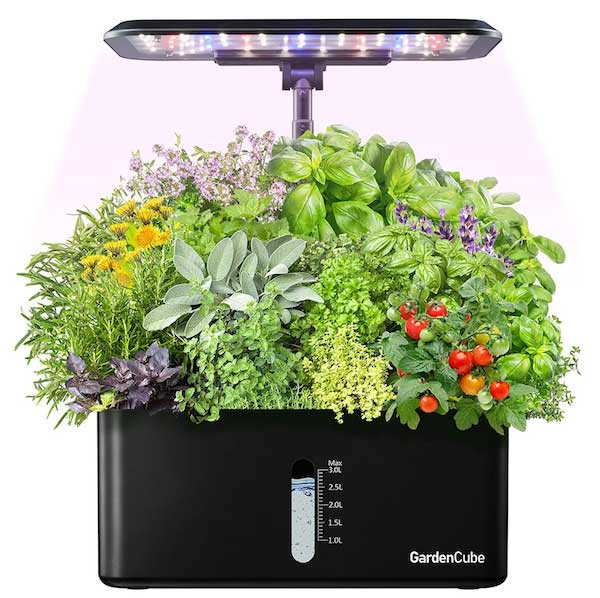 Wedding Registry Gifts for the Eco-Conscious Couple | GardenCube hydroponic indoor herb garden