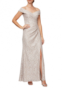 fit-and-flare silhouette Mother of the Bride or Groom dress