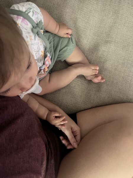 baby hand-holding