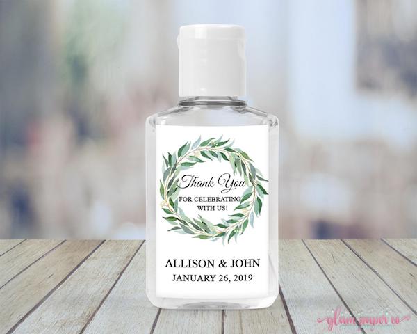 Hand Sanitizer - Wedding Favor 