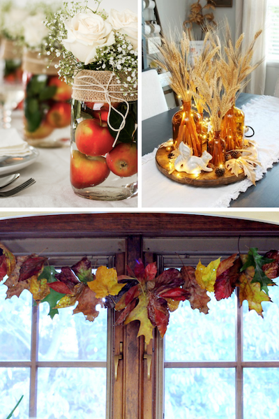 Fall Decor for baby shower