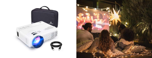 Everything You Need for the Perfect Movie Night In | Mini Projector