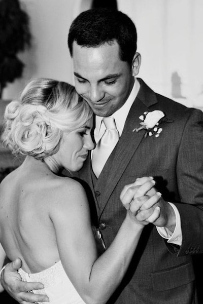 Older brother dancing with bride