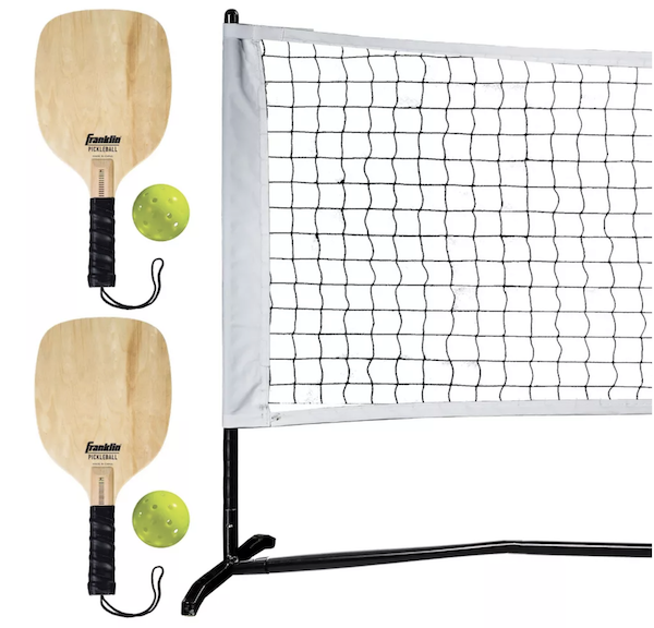 Half Court Pickleball Net Set