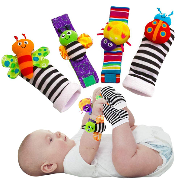 Infant Rattle Socks via Amazon