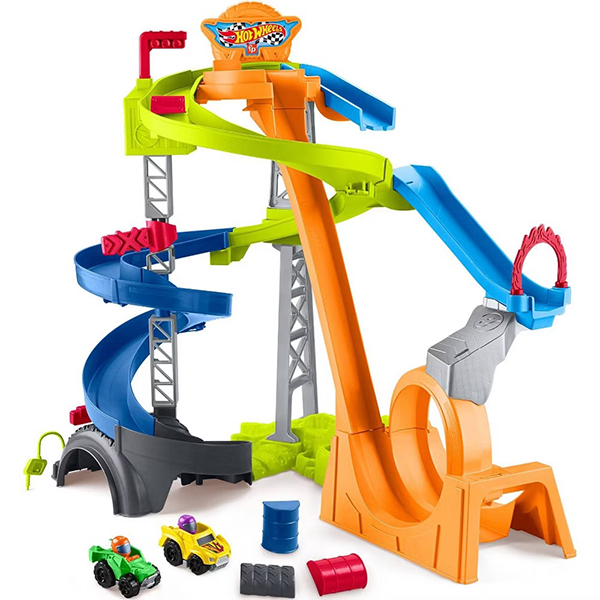 Little People Hot Wheels Spiral Speedway via Target