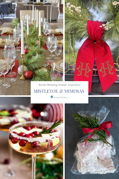 Mistletoe Mimosas Bridal Shower Theme