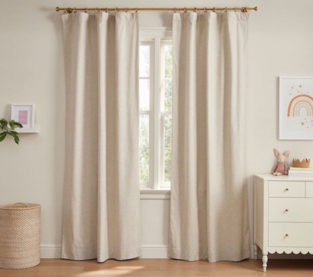 Blackout Curtains via Pottery Barn