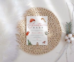 Santa Baby invite