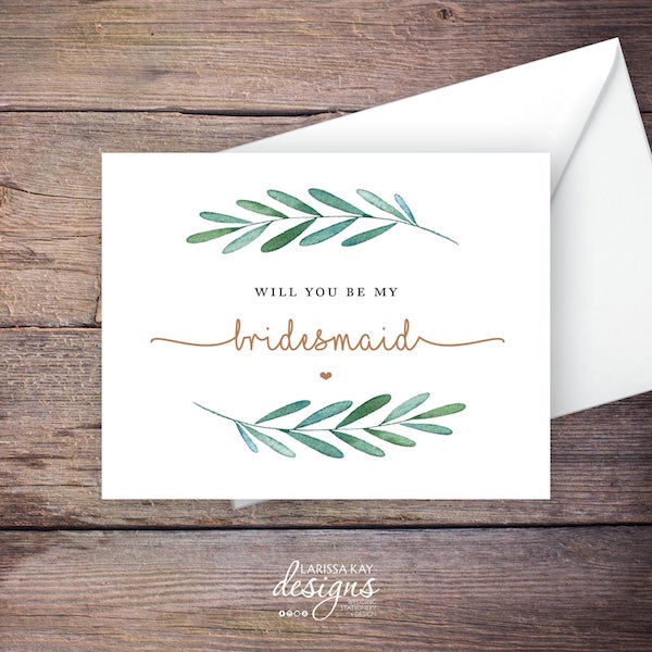 6 Steps for DIY Bridesmaid Bundles | Include a Card