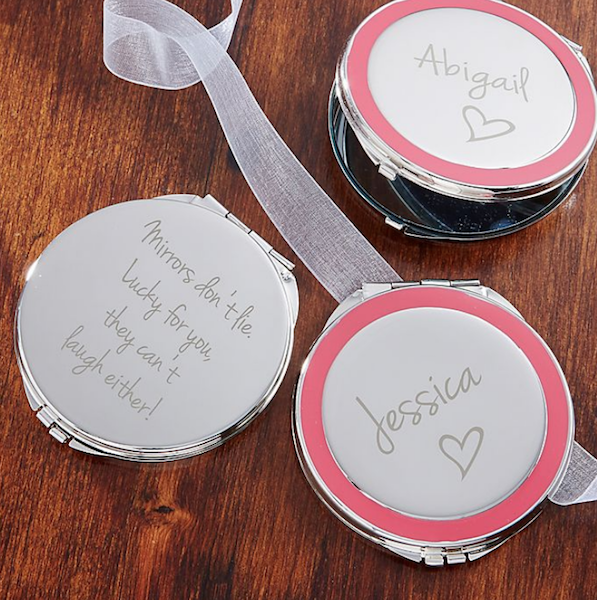 compact bridesmaid gift 