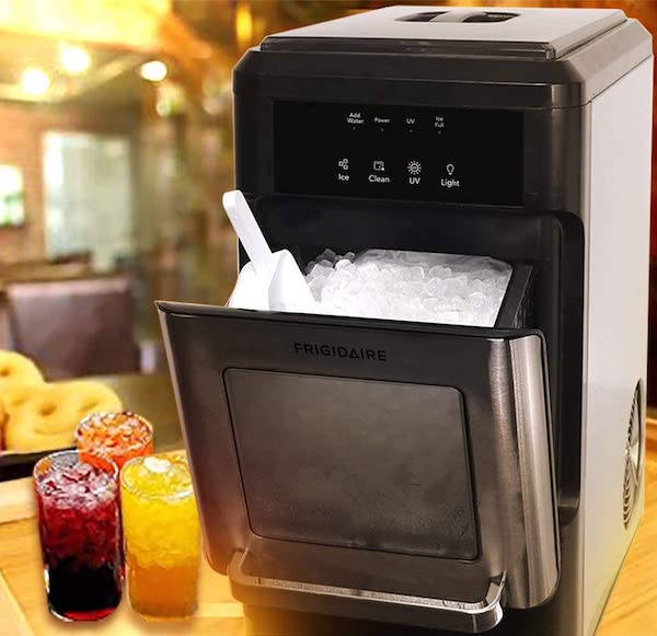 Tech Gifts You'll Love Adding to Your Wedding Registry | Frigidaire Countertop Nugget Ice Maker