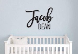 14 Personalized & Sentimental Baby Gifts | Nursery Name Sign