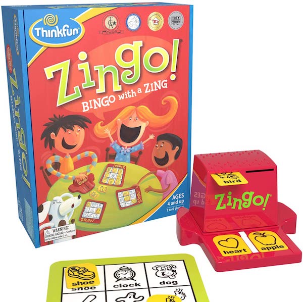 ThinkFun Zingo Bingo Award Winning Preschool Game for Pre-Readers and Early Readers Age 4 and Up