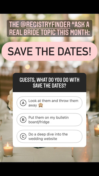 What do you do with Save the Dates