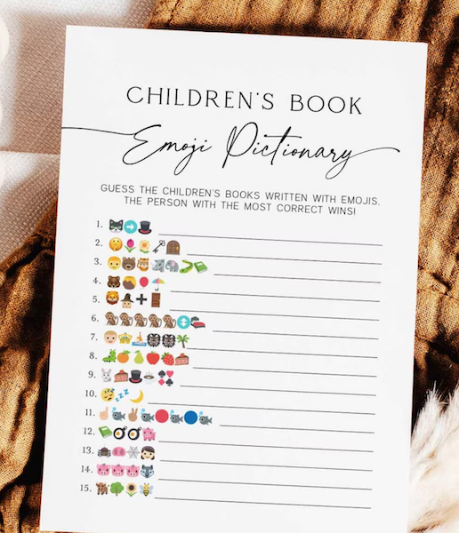 baby book emojis