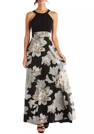 floral Mother of the Bride gown