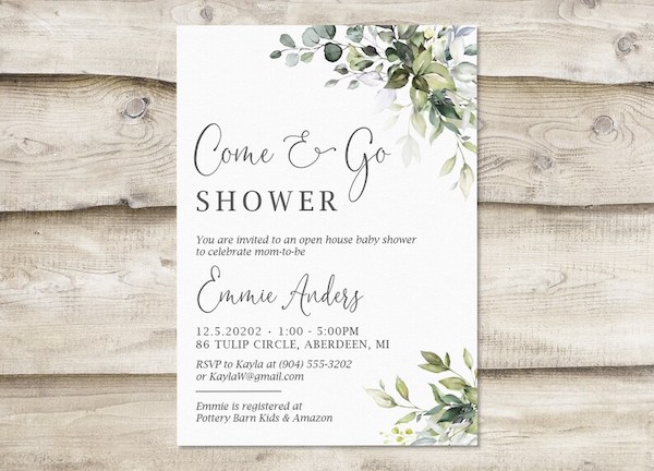 Design the invitation with clear instructions