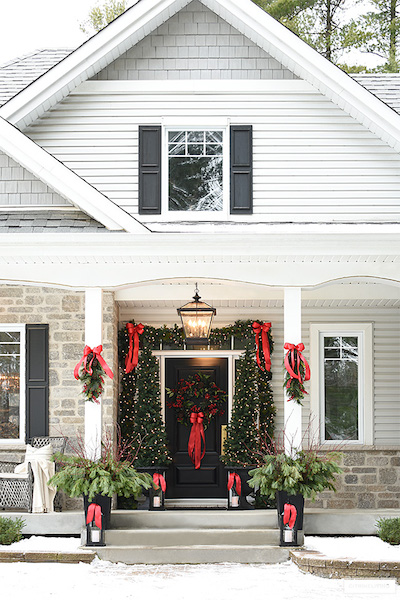 Christmas porch