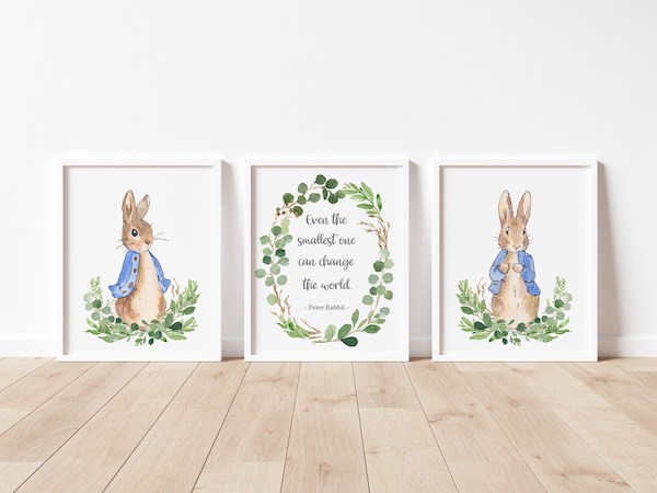 Peter Rabbit Wall Prints