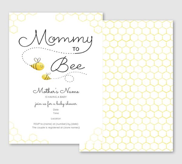 bumblebee invitation