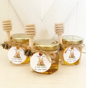 honey favor jars
