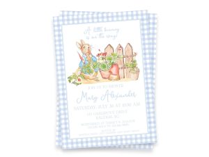 peter rabbit invitation