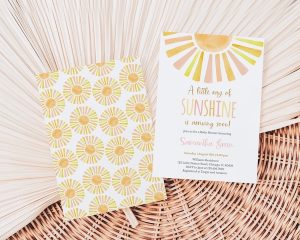 ray of sunshine invite