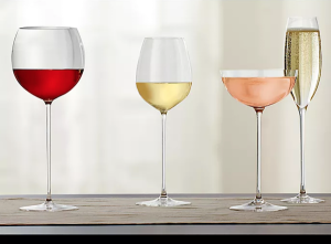 assorted wine glasses