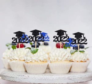 Everything You Need to Host a Graduation Party | Cupcakes With Graduation Cap Toppers