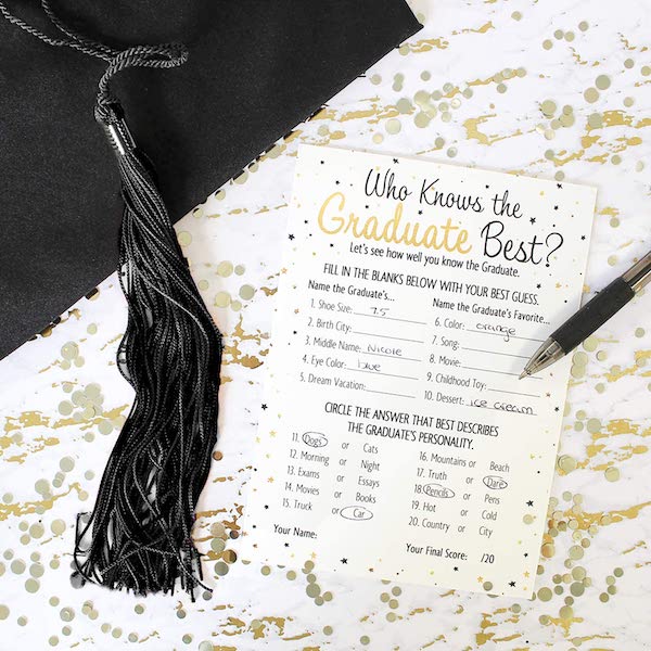 Everything You Need to Host a Graduation Party | Who Knows the Graduate Best