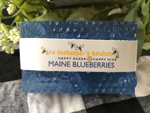 beautiful handmade blueberry soap bar favor