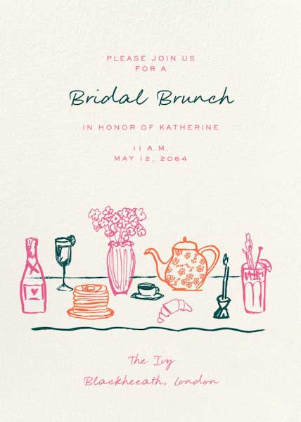 bridal shower invite