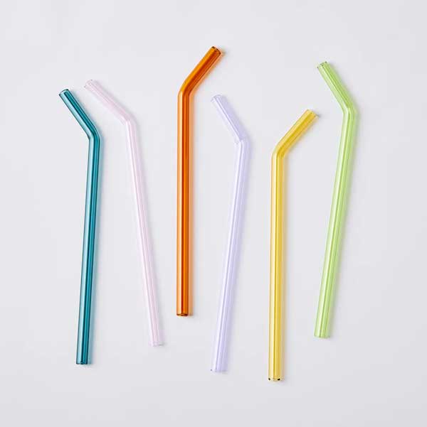 Our Top Hostess Gifts for 2024 | Handmade Colored Glass Straws