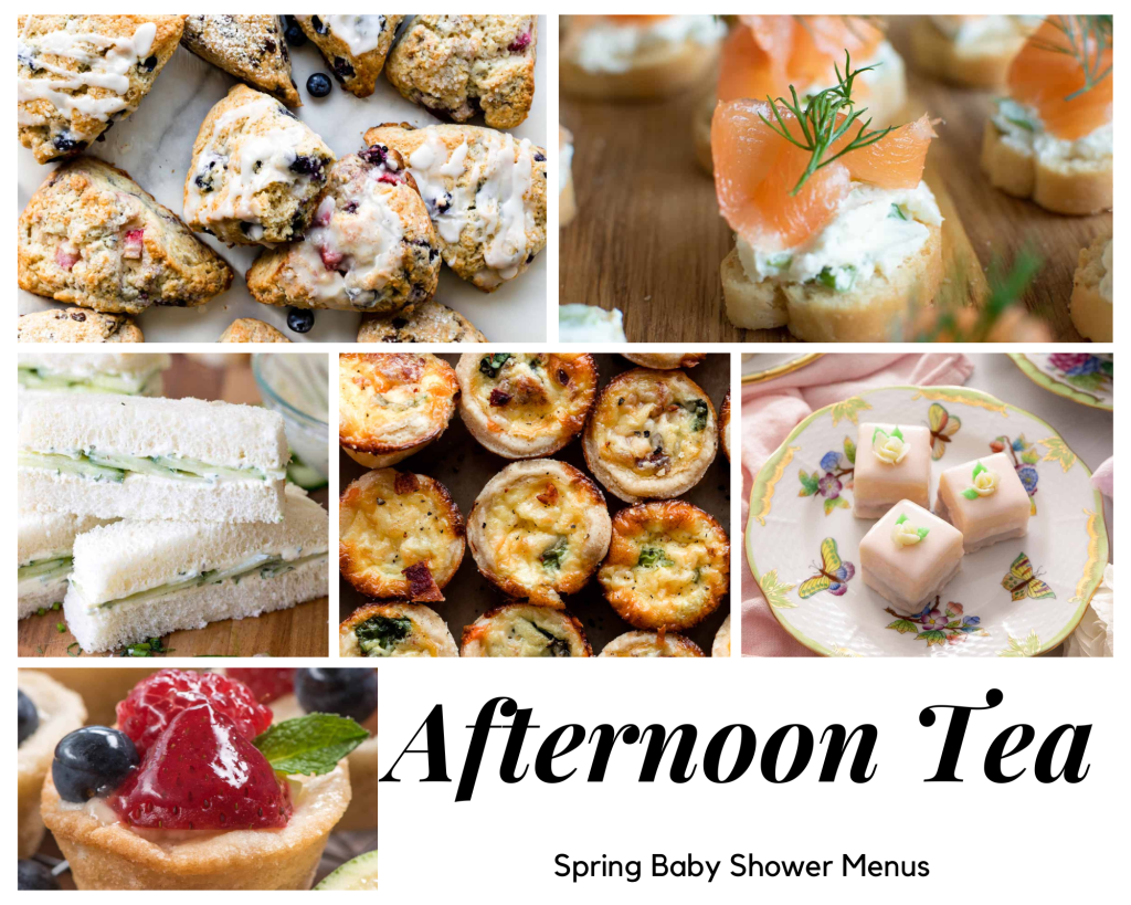 afternoon tea for baby shower