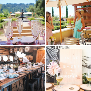 winery and brewery bridal showers