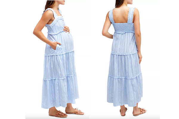 Baby Shower Dress with Room to Grow