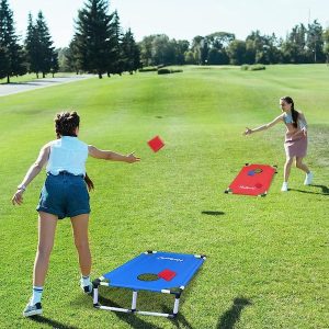 Tailgating Essentials for Your Wedding Registry | Portable Collapsible Cornhole Set